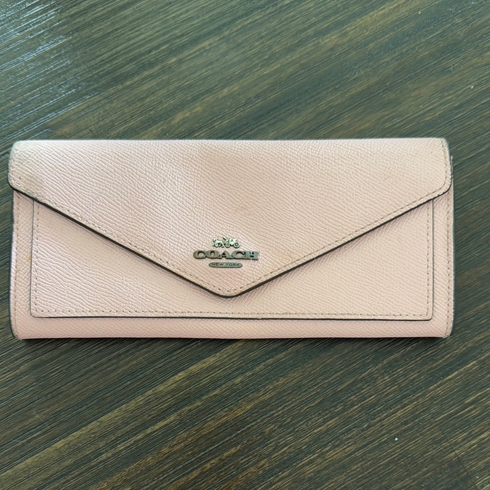 Coach Blush Leather Women's Wallet